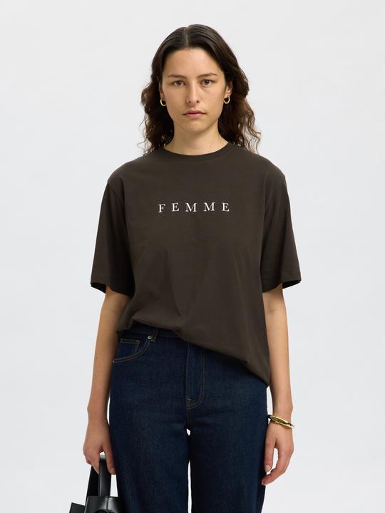 Produktbild Selected Slfvilja Ss Printed Tee W Noos (L)