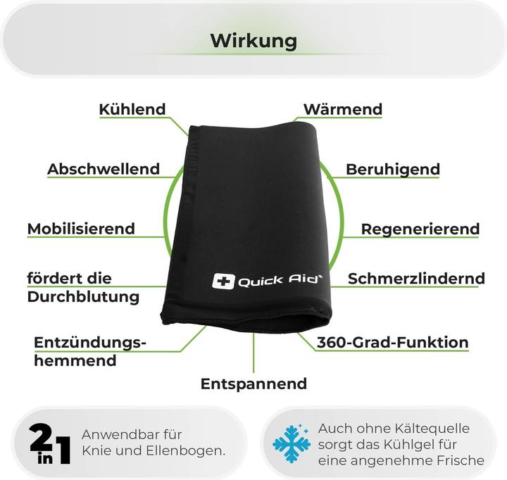 Produktbild Quick Aid Knie oder Ellenbogen Kompresse - Grösse M (1x)