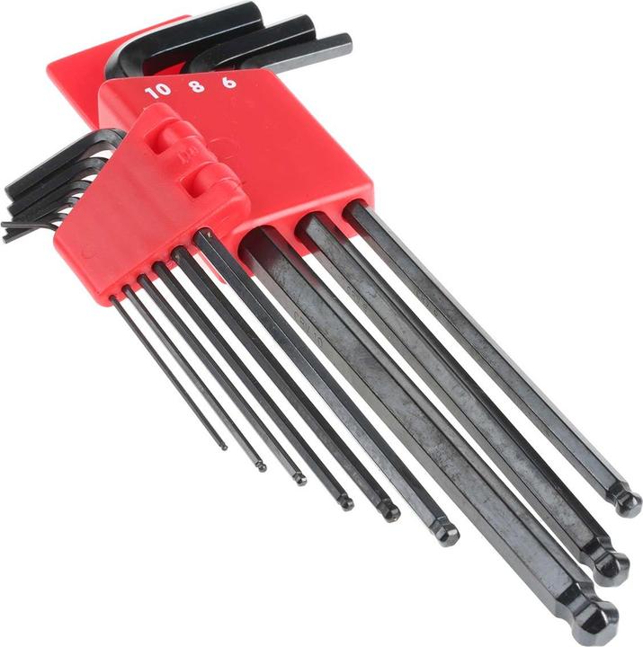Produktbild RS PRO 9pcs metric ball end hexwrench set