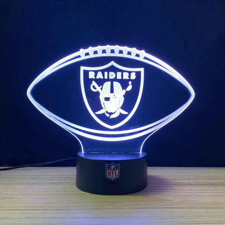 Actual product image NFL Las Vegas Raiders LED Light