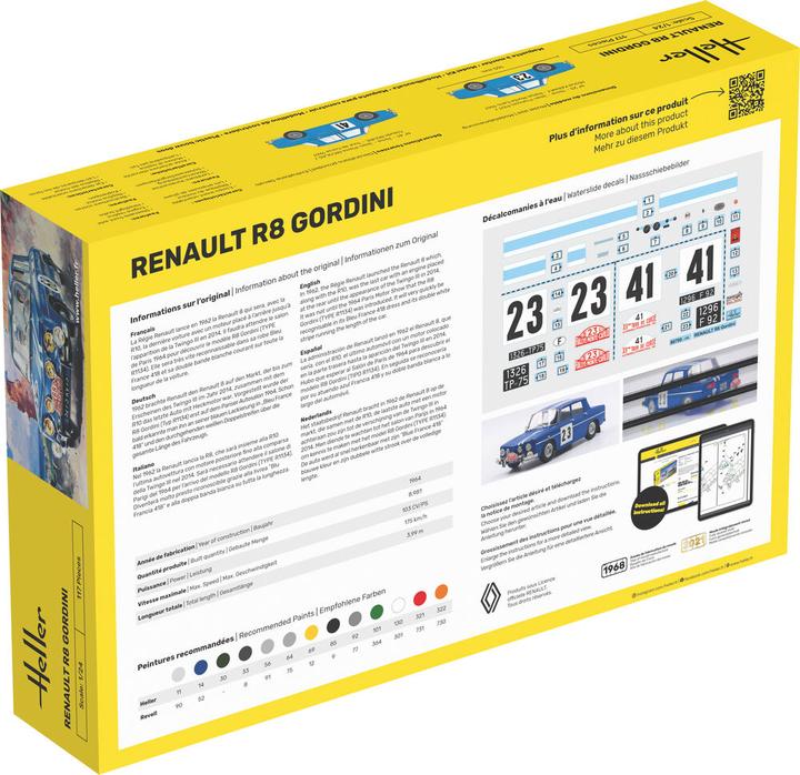 Actual product image Heller Renault R8 Gordini