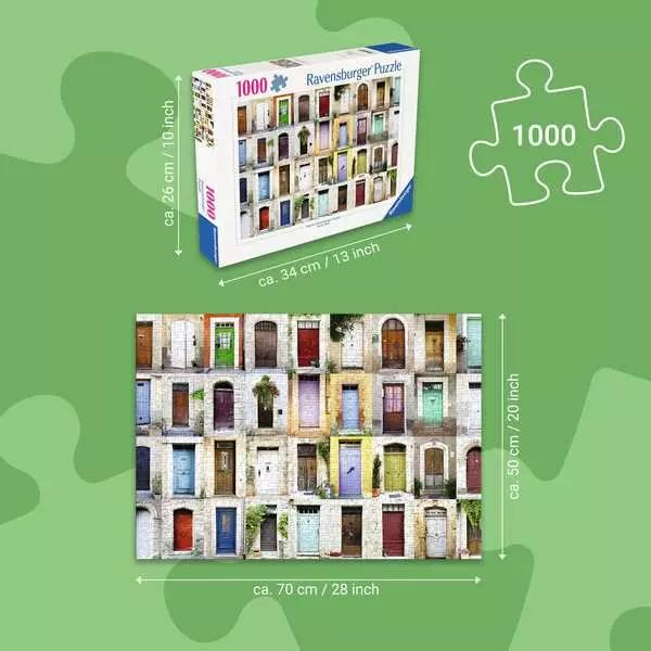 Produktbild Ravensburger Adult puzzle 1000 Teile - Beautiful Doors in the Provence region of France (1000 Teile)