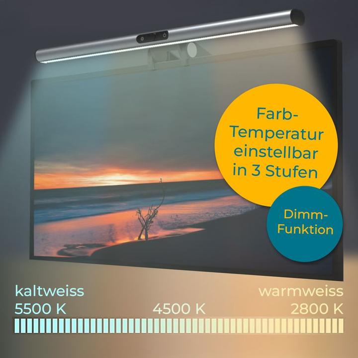 Image du produit Hermex Éclairage du moniteur Screenbar Éclairage de l'écran Éclairage du moniteur LED