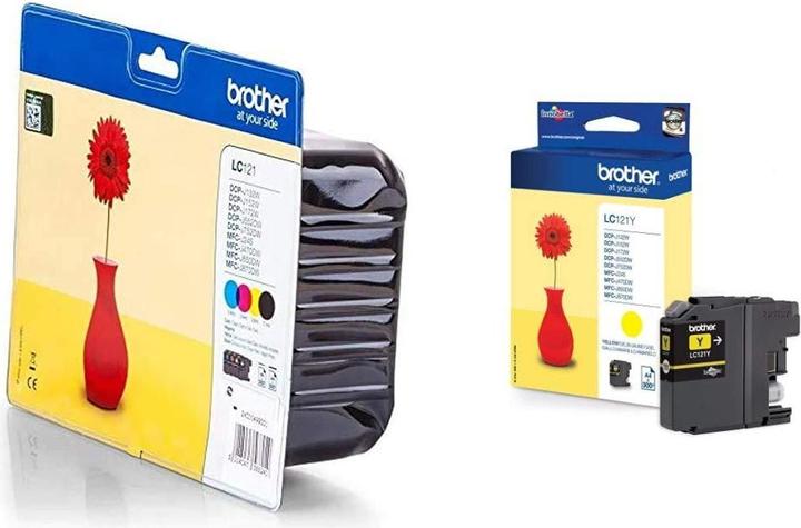 Actual product image Brother LC-121VALBP Multipack (C, FC, M, Y)