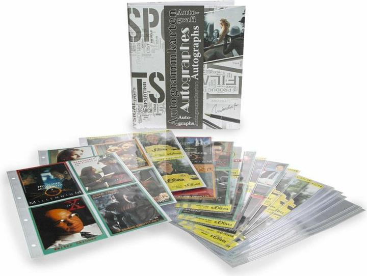 Actual product image Safe Scrapbook for autograph cards