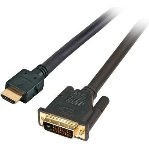 EFB Elektronik HighSpeed HDMI+ DVI Kabel HDMI A (3 m, HDMI), Video Kabel