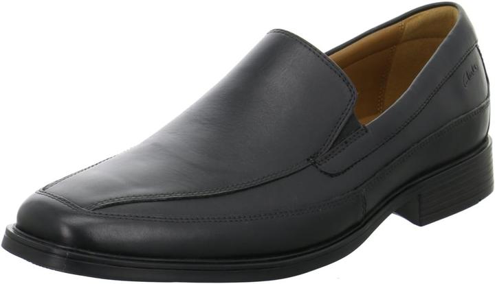 Clarks Tilden Free Loafer voor heren, Zwart leder, 7 UK Wide (41)