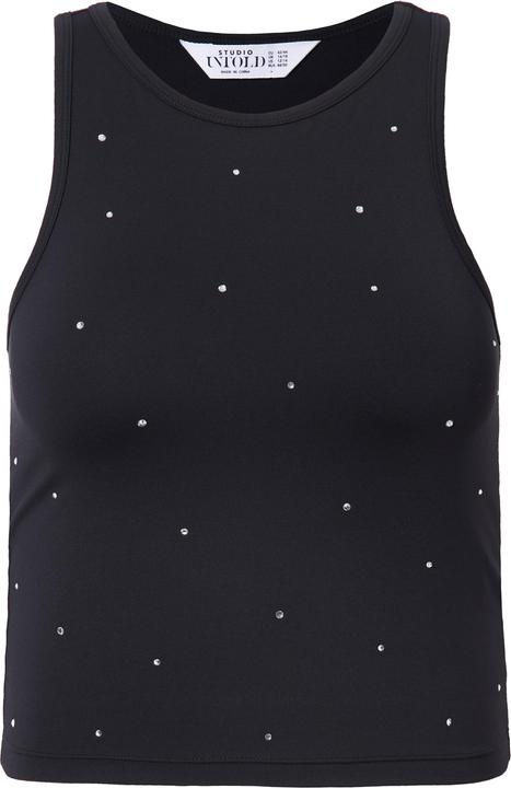 Immagine prodotto Studio Untold Crop top dal taglio aderente con applicazioni brillanti (50, 52)