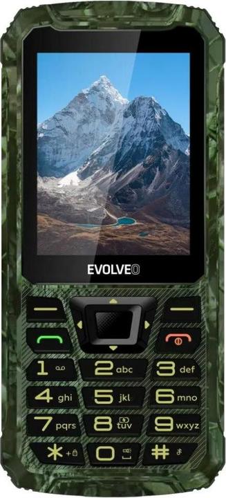 Actual product image Evolveo StrongPhone Z6, 2.8" vodotěsný odolný/2xSIM/2px/micro SDHC/4000mAh/camo (2.80", 2 Mpx)