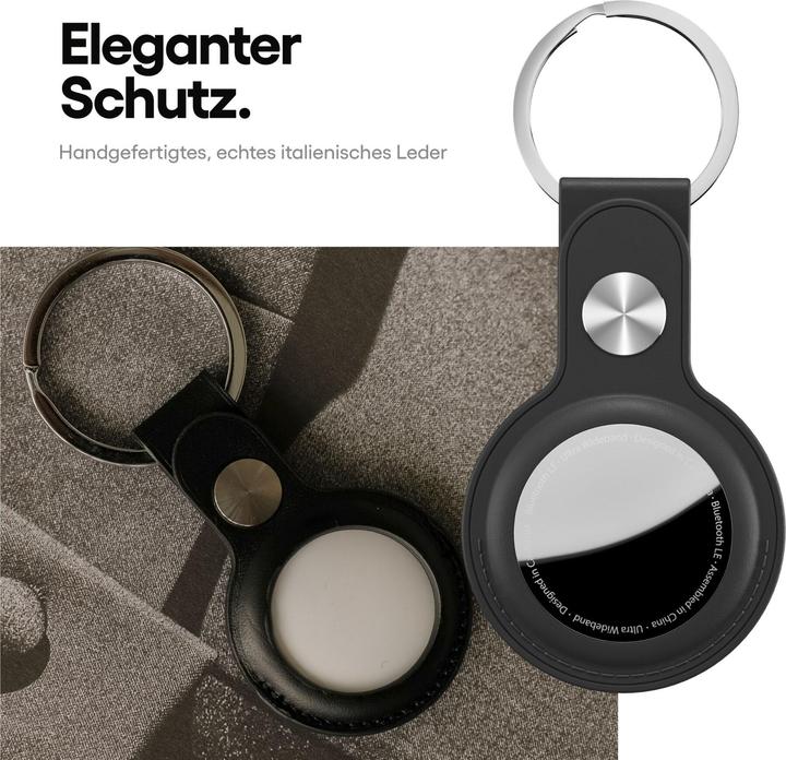 Actual product image Keybudz AirTag Keyring Black