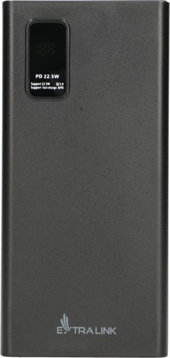 Extralink EX.19485 power bank Lithium Polymer (LiPo) Black (10000 mAh, 22.50 W, 37 Wh)