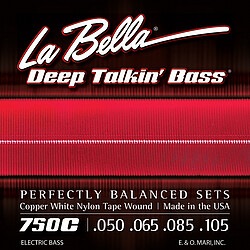 Actual product image La Bella Bass 750C White Nylon 050/105 (Guitar)
