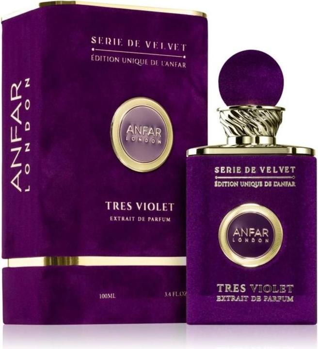 Actual product image Anfar Tres Violet Eau De Parfum for Women (Extrait De Parfum, 100 ml)