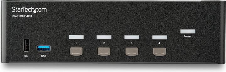 Productafbeelding StarTech KVM Switch HDMI 4 Port - 4K 30 Hz - KVM Extender voor HDMI - KVM HDMI Switcher