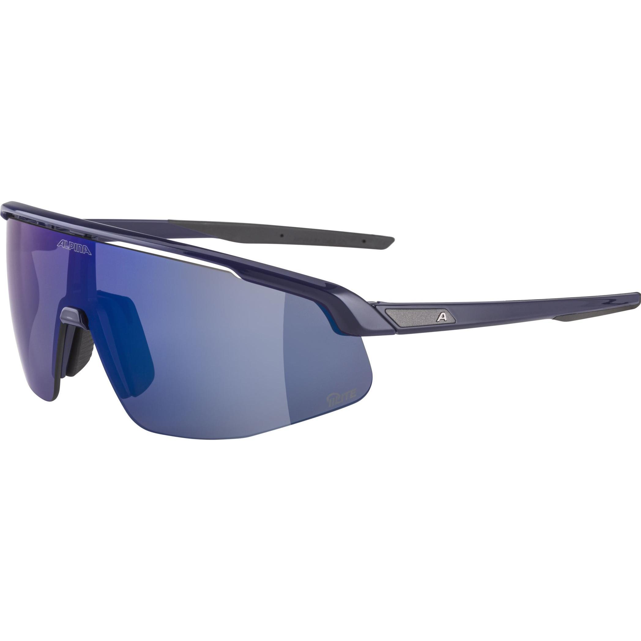 ALPINA SPORTS, Unisex, Sportbrille, Turbo Pro Q-Lite (miracle-blue matt, Blue), Blau