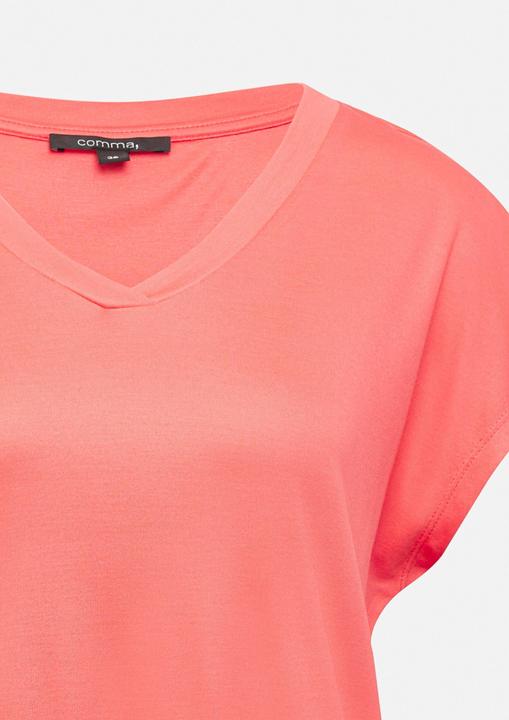 Produktbild Comma T-Shirt Kurzarm-Shirt aus Viskose (38)