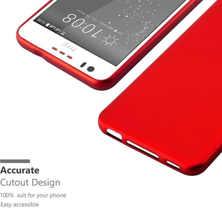 Actual product image Cadorabo TPU Matt Metallic Cover (HTC Desire 10 Lifestyle, HTC Desire 825)