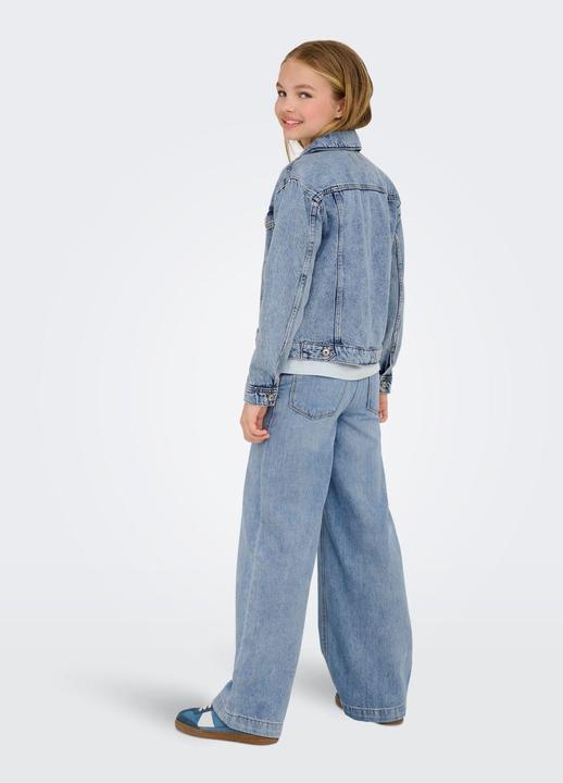 Immagine prodotto Only Cappuccio con coulisse Polsini con bottone Spalla bassa Giacca Giacca in denim (140)