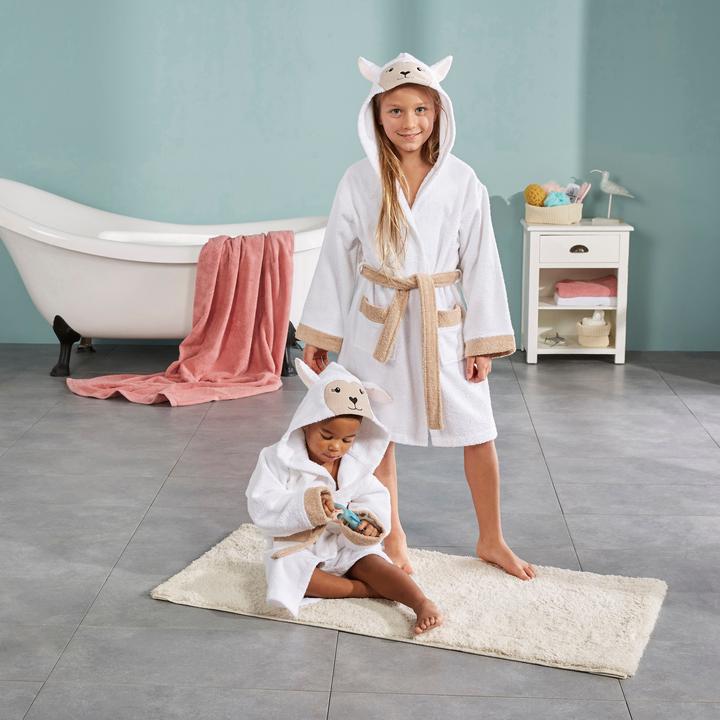 Actual product image Erwin Müller Kinder-Kapuzenbademantel "Schaf" (86, 92)