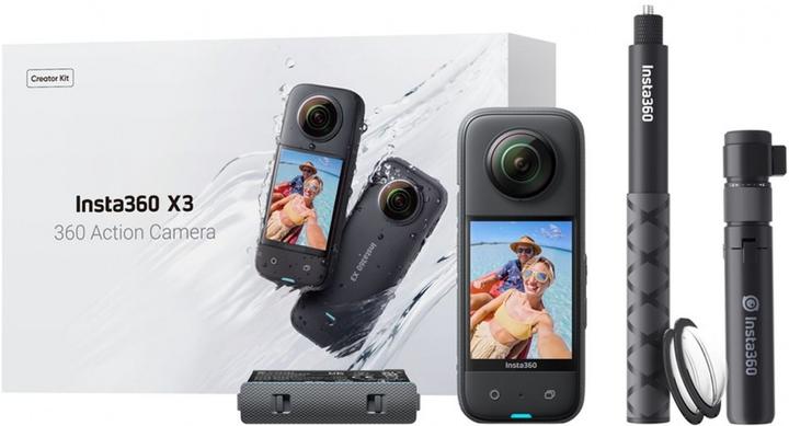 Actual product image Insta360 X3 Creator Kit (30p, Bluetooth, Wi-Fi)