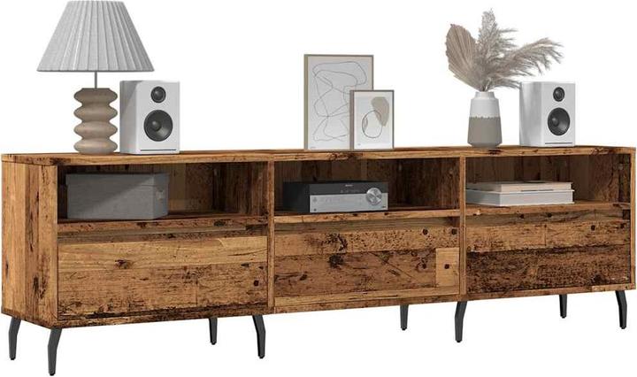 Image du produit VidaXL TV Schrank Lowboard Fernsehschrank Fernsehtisch TV Möbel Altholz-Optik (150 x 30 x 44.5 cm)