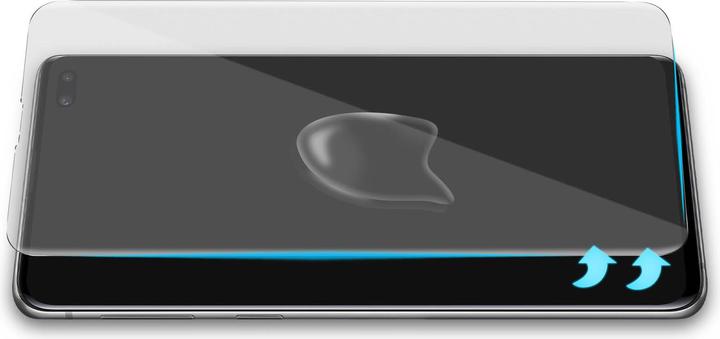 Actual product image Avizar Glass with liquid glue and UV light (1 pcs., Samsung Galaxy S10+)