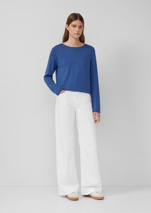 Produktbild s.Oliver Strickpullover Weicher Feinstrickpullover mit Rollkanten (44)