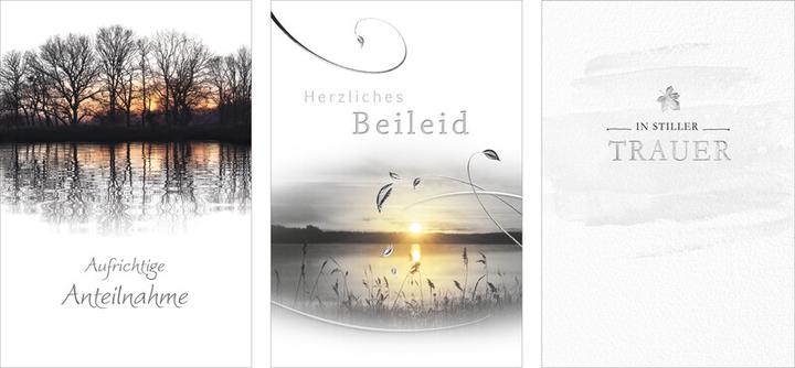 Produktbild Kurt Eulzer Trauerkarten (6 Stk.)