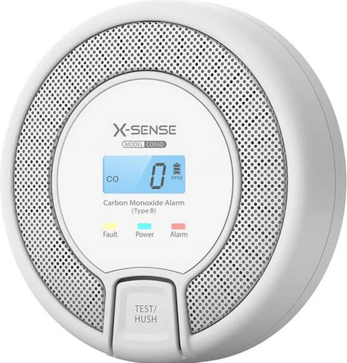 X-Sense Rauchwarnmelder batteriebetrieben detektiert Kohlenmonoxid