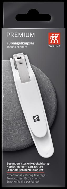 Produktbild Zwilling Fussnagelknipser mit Nagelfang, weiss 7.3x20.3x3.5 cm