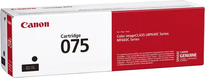 Actual product image Canon Toner Cartridge 075 BK schwarz (FC)