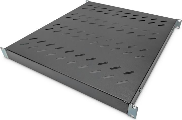 Image du produit Digitus DN-19 TRAY-1-800-SW Étagère fixe 525mm, max. 50kg noir