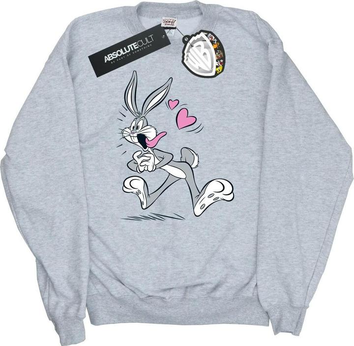 Actual product image Looney Tunes Womens/Ladies Bugs Bunny In Love Sweatshirt (S)