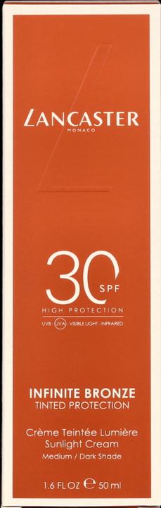 Produktbild Lancaster Infinite Bronze Sunlight Crème Sun Protection Factor 30 No 2 (Sonnencreme, SPF 30, 50 ml, 80 g)