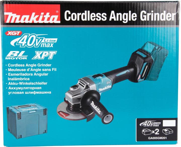 Produktbild Makita 40V Akku-Winkelschleifer GA005GM201 (125 mm)