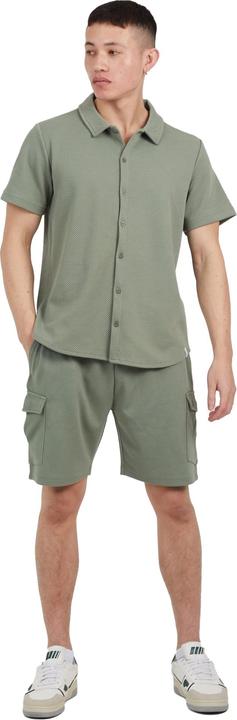 Actual product image Brave Soul Mens Cadby Textured Cargo Shorts (S)