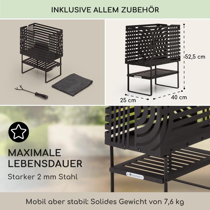 Produktbild Blumfeldt Feuerschale mit Standfuss (25 cm)
