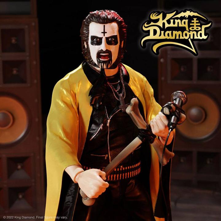 Actual product image Super7 Mercyful Fate figurine Ultimates King Diamond (First Appearance) 18 cm