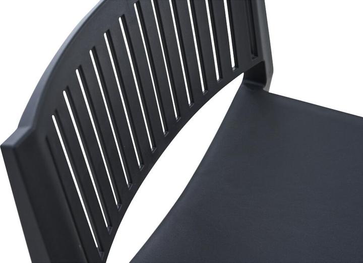Productafbeelding Siena Garden Barkruk Lane antraciet Polypropyleen/glasvezel frame