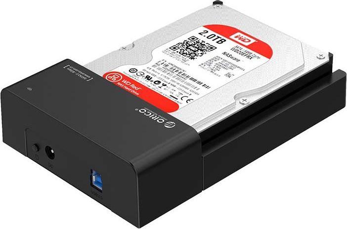 Image du produit Orico Station d'accueil SATA 2.5"/3.5" - USB 3.2 Gen 1 (6518US3-V2-EU-BK-BP)