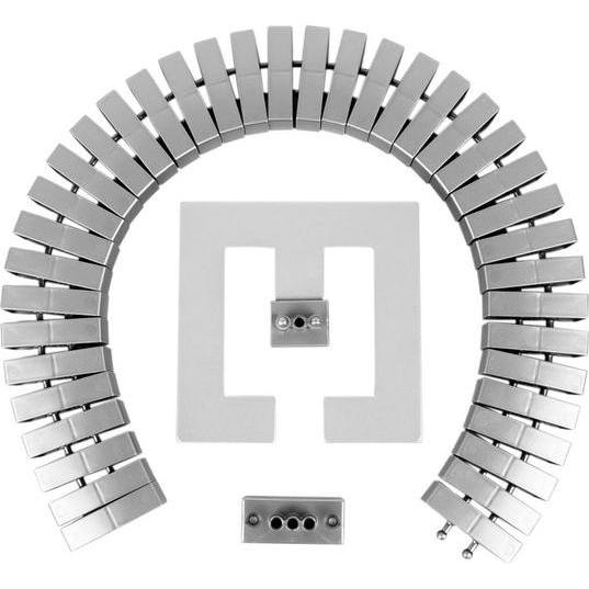 Thumbnail - Bachmann, Kabelschutz + Kabelführung, Kabelschlange Flex II Set silber (Kabelschlauch, 750 mm)