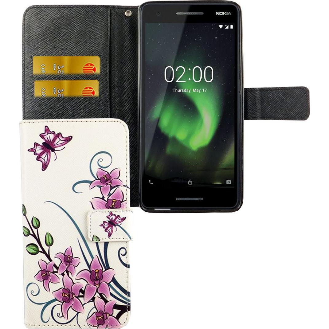 König Design Hülle Handy Schutz für Nokia 2.1 Case Cover Tasche Wallet Etui Handyhülle Bumper (Nokia 2.1), Smartphone Hü...