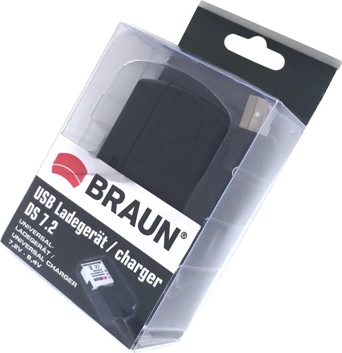 Actual product image Braun Photo BRAUN USB Charger DS 7.2 (Camera battery charger)