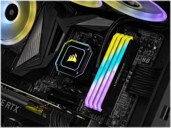 Image du produit Corsair Vengeance RGB RT (2 x 8GB, 3600 MHz, RAM DDR4, DIMM)