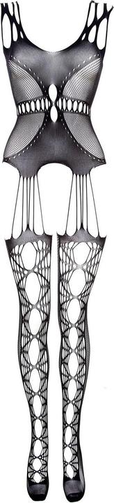 Christine Le Duc Catsuit mit StrapsDesign Schwarz Curvy (One Size)