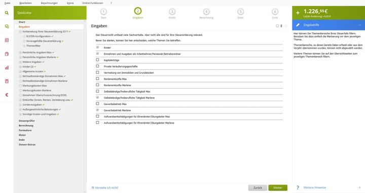 Produktbild Lexware QuickSteuer Deluxe 2020 (1 User, 12 Monate)