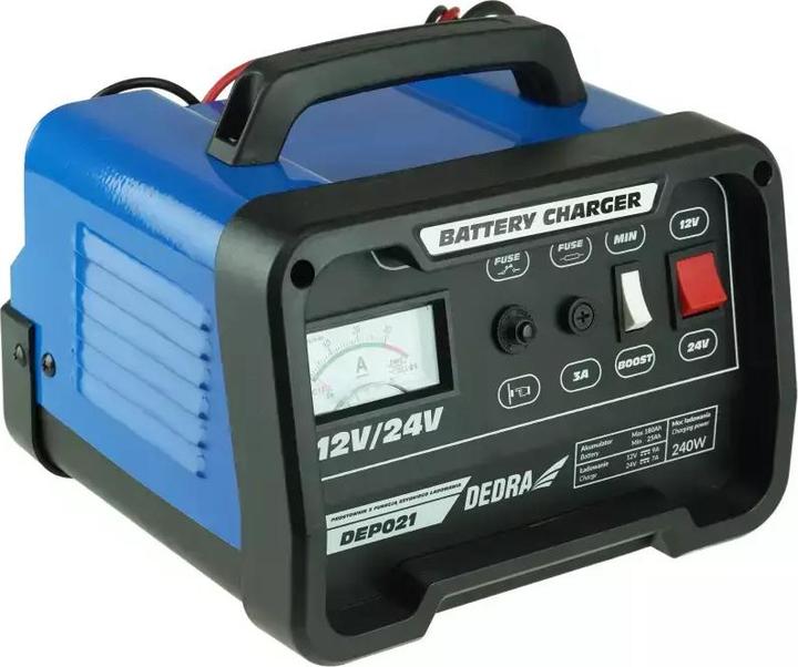 Produktbild Dedra Batterie-Ladegerät 12/24V 25-180Ah (12V, 24V)