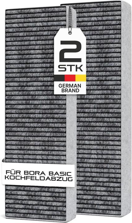 Actual product image Flickbee Charcoal filter set for Bora hobs "Basic"