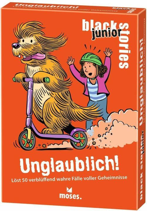 Actual product image black stories junior Unbelievable! (German)