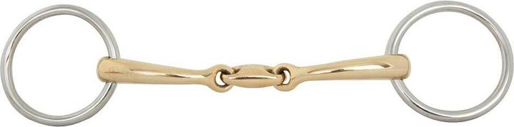 BR Equestrian Equipment doppelt gebrochenes gebiss für gebogenes pferd soft contact